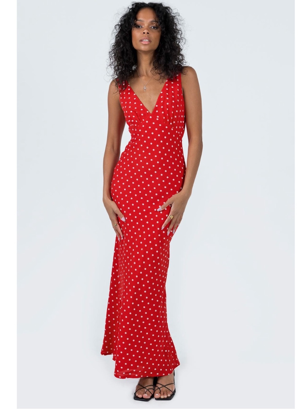 Princess Polly Nellie Polka Dot Maxi Dress‎ New!